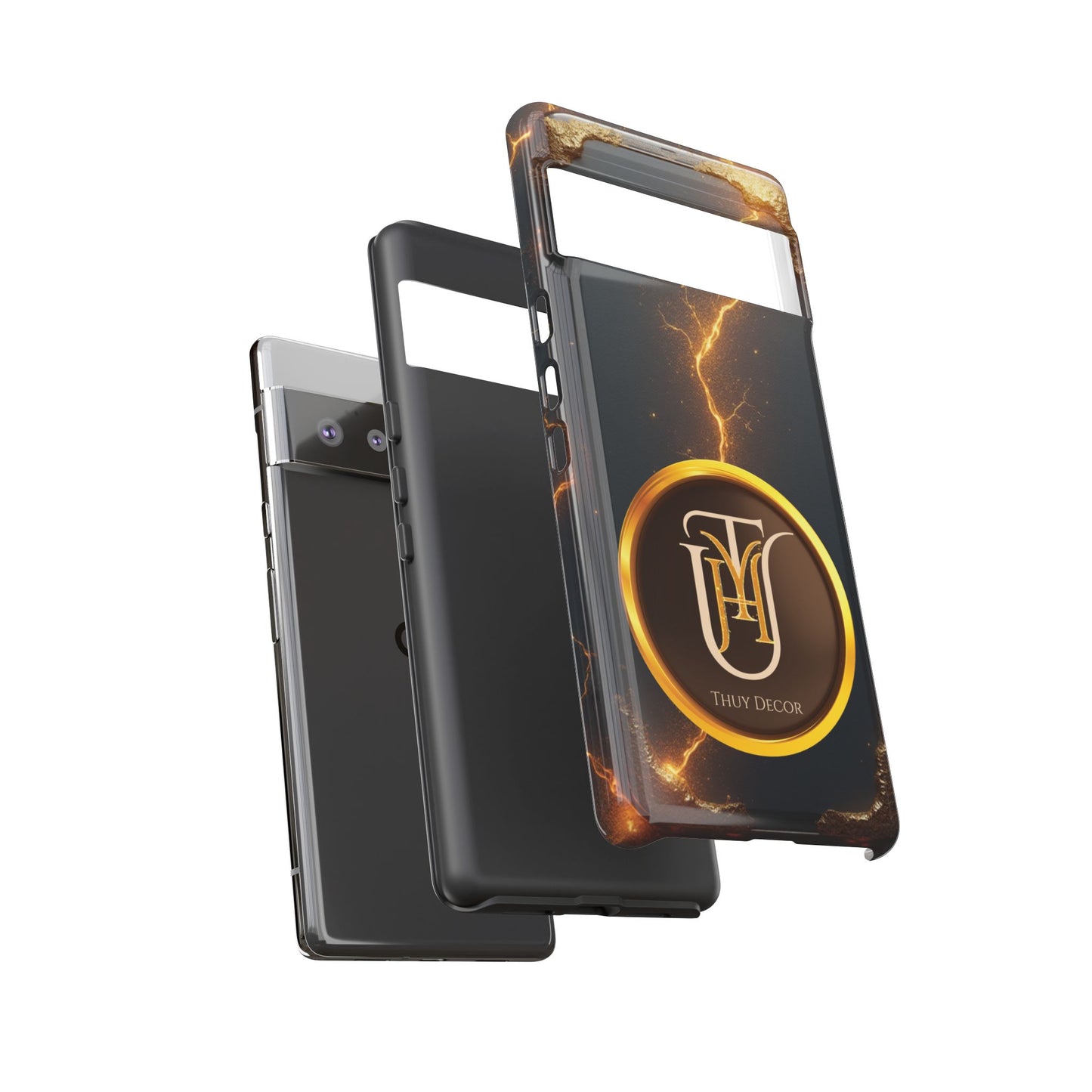 Black & Gold Luxurious Thuy Decor Brand Cover Phone Case