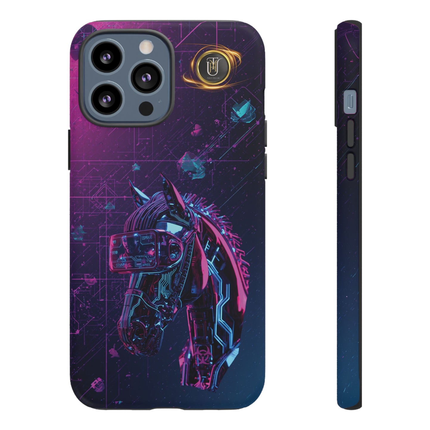 Cyber Lunar Horse Tough Case — Quantum P Phone Cover
