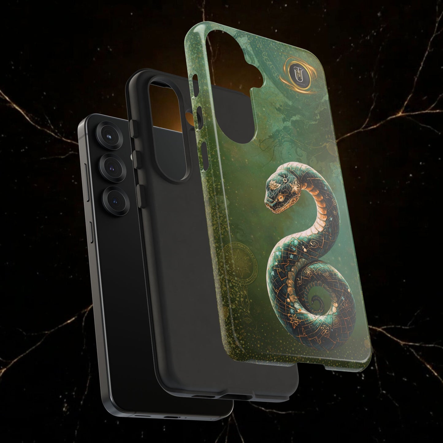 Lunar Snake Phone Case — Eternity Serpent Design