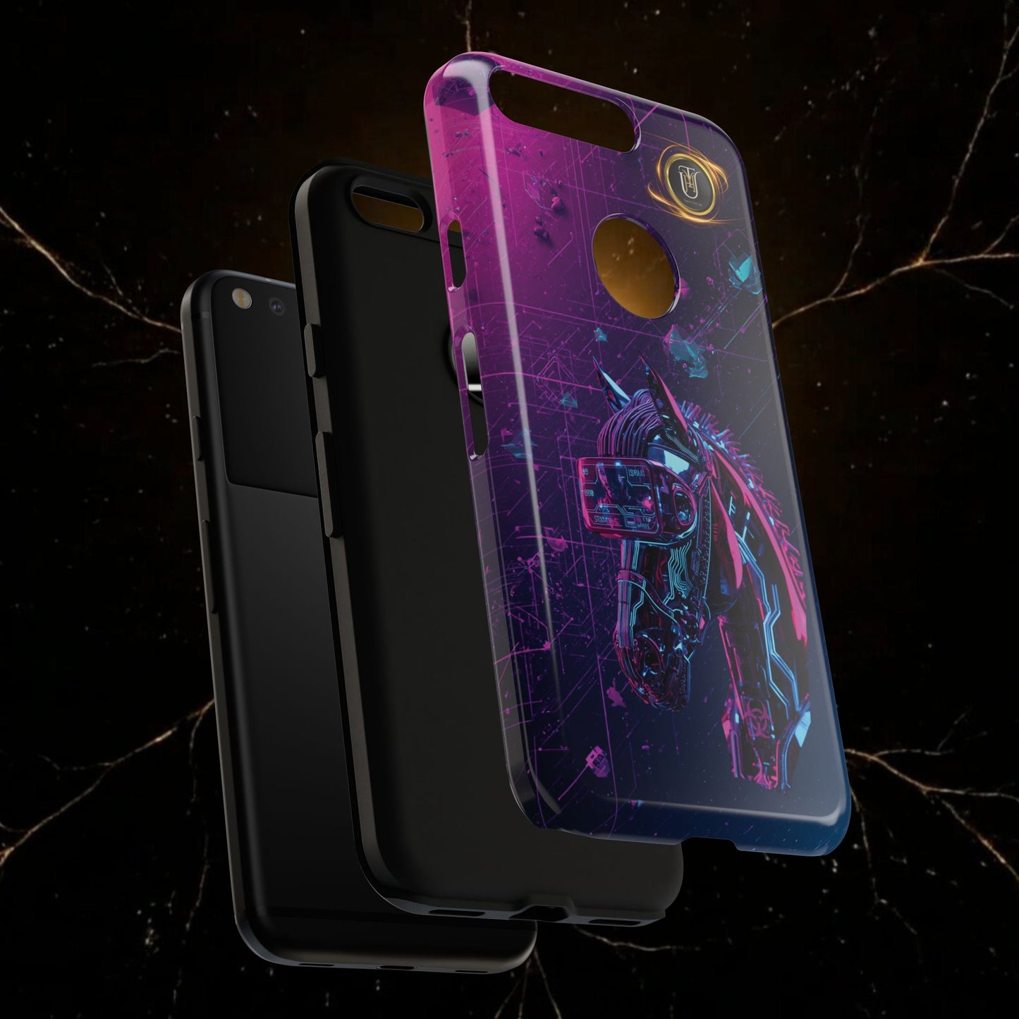 Cyber Lunar Horse Tough Case — Quantum P Phone Cover