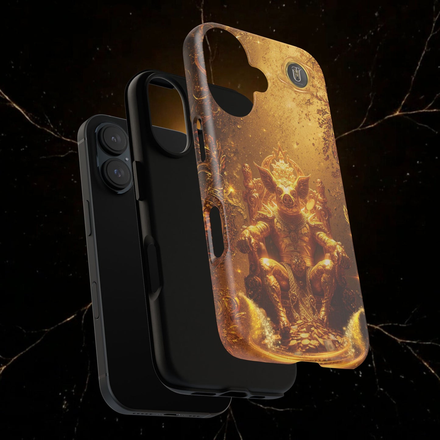 Lunar Pig Zodiac Phone Case — Fortune Totem for Wealth & Protection