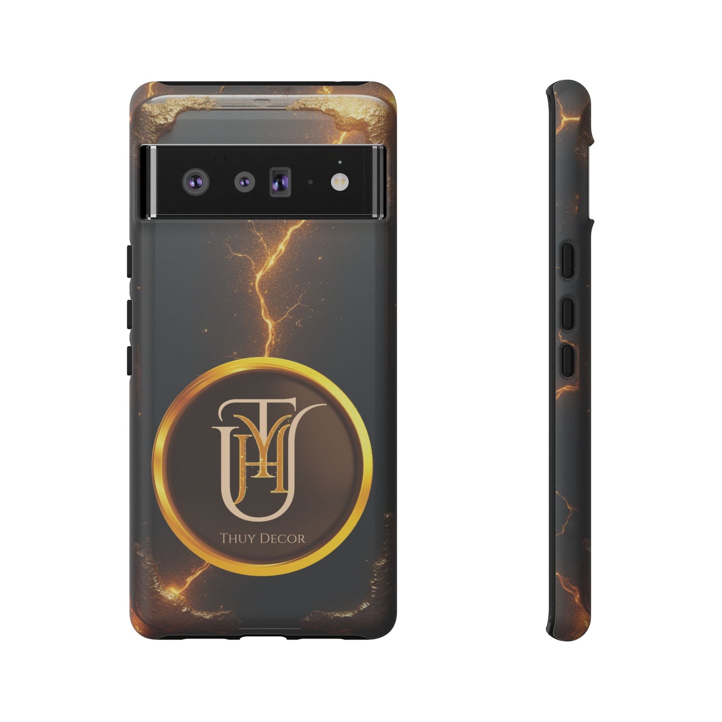 Black & Gold Luxurious Thuy Decor Brand Cover Phone Case