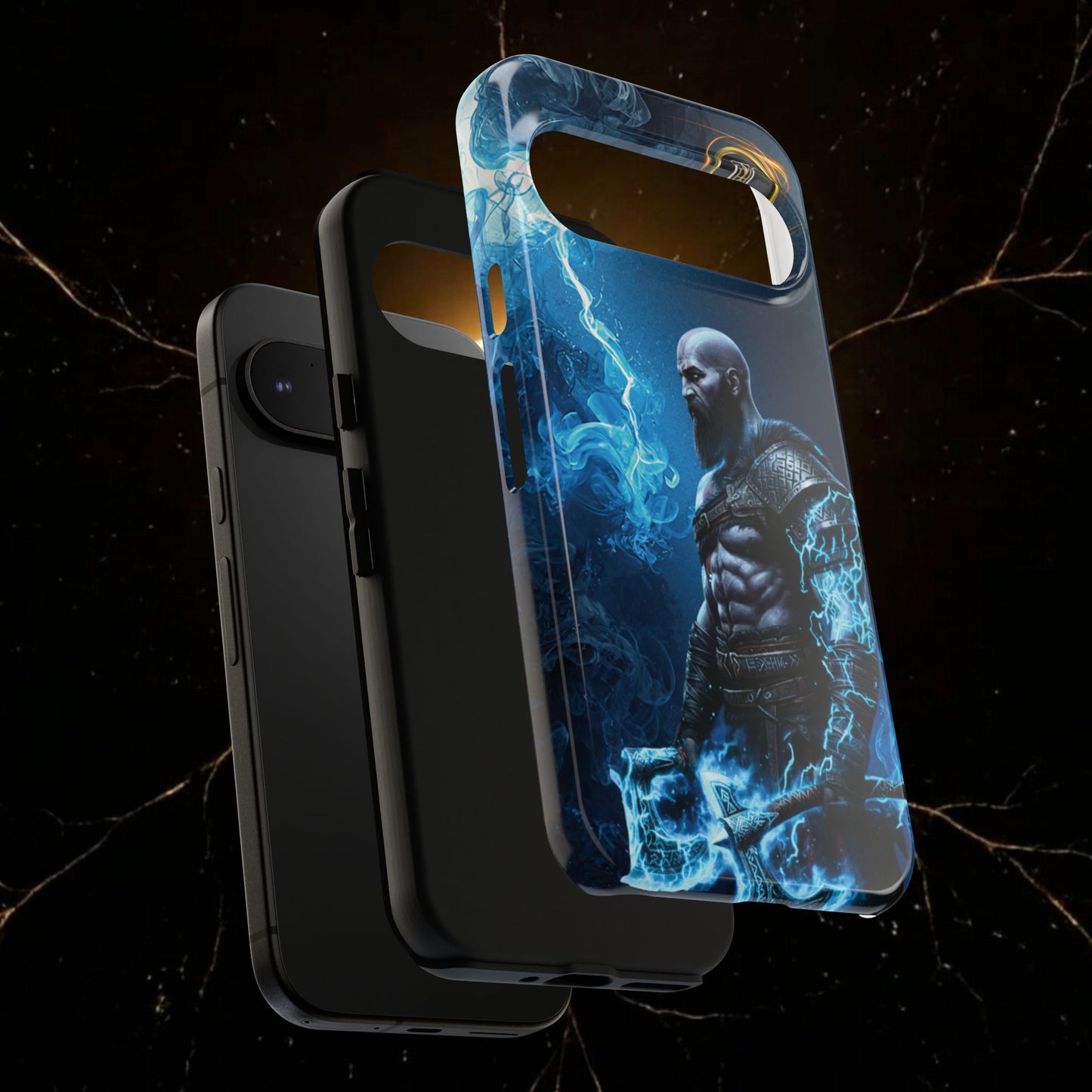 Norse Warrior Phone Case — Viking Shield & Helmet Tough Cover