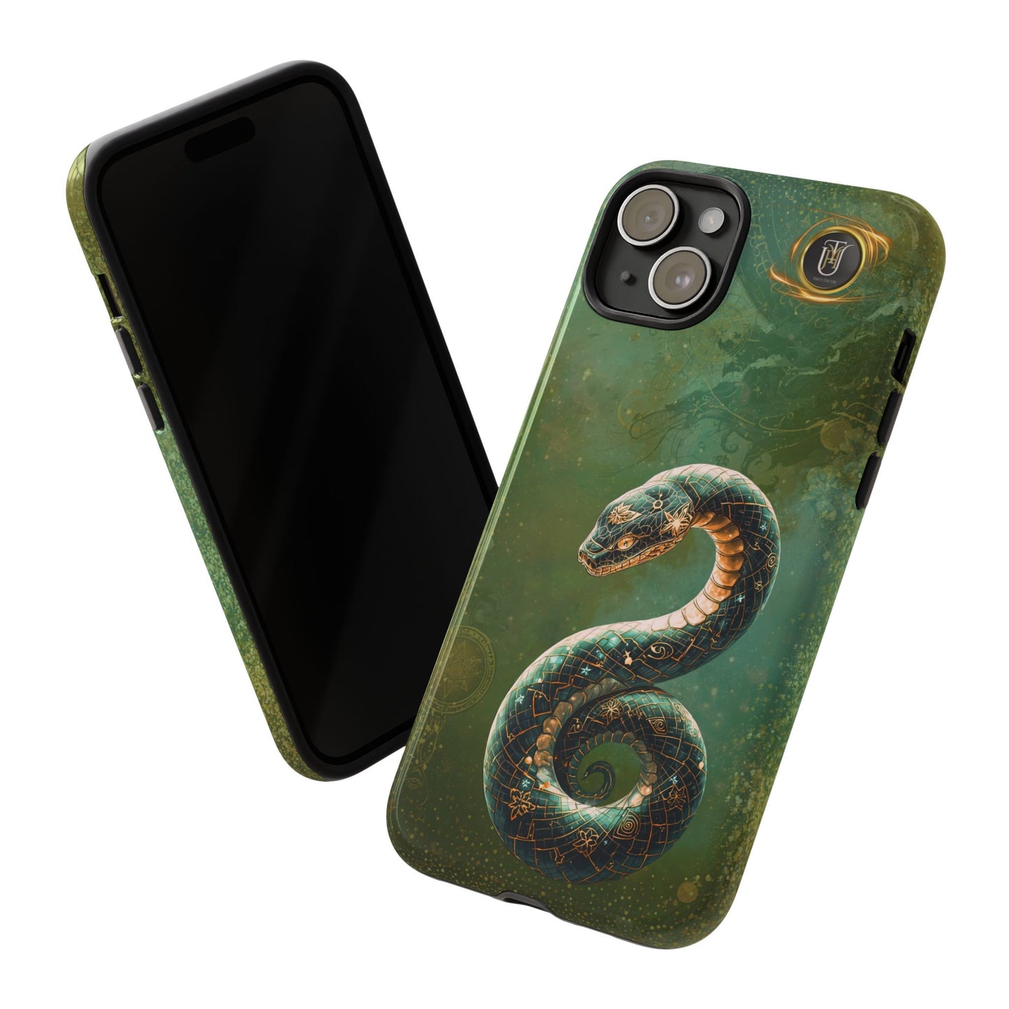 Lunar Snake Phone Case — Eternity Serpent Design