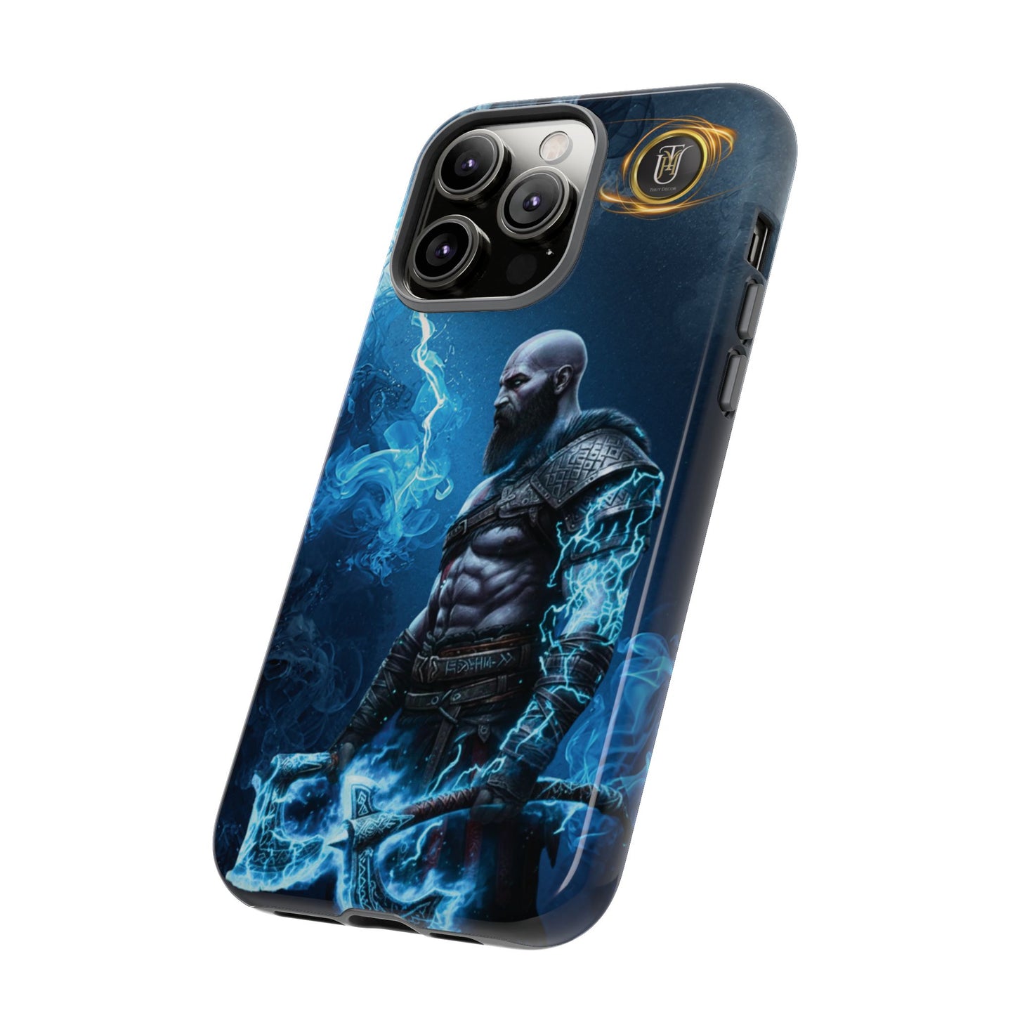 Norse Warrior Phone Case — Viking Shield & Helmet Tough Cover