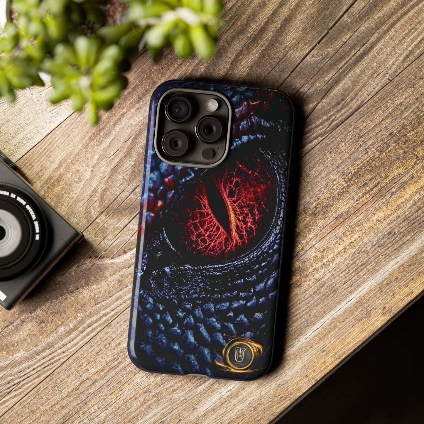Evil Dragon Eye Phone Case — 'It Looks at You' Protective Cover