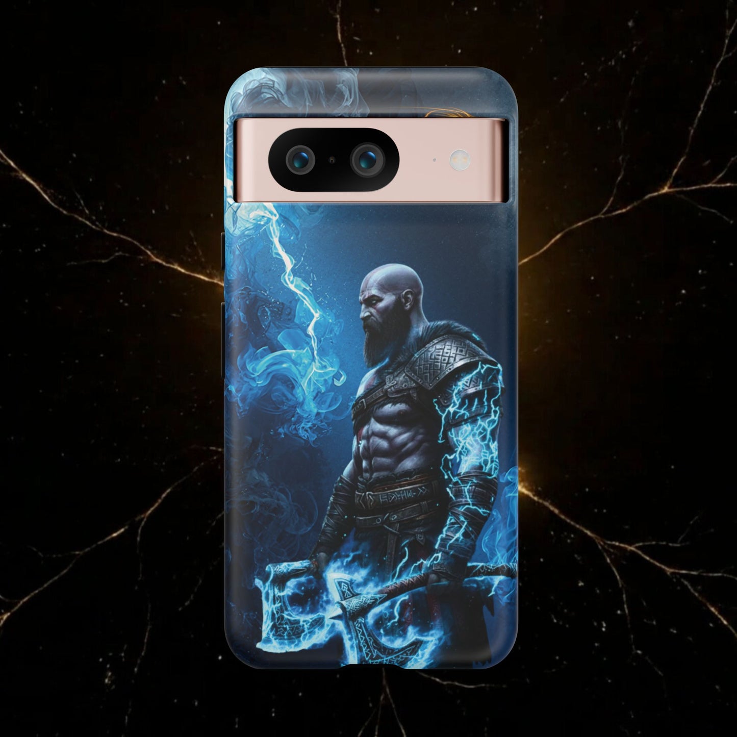Norse Warrior Phone Case — Viking Shield & Helmet Tough Cover