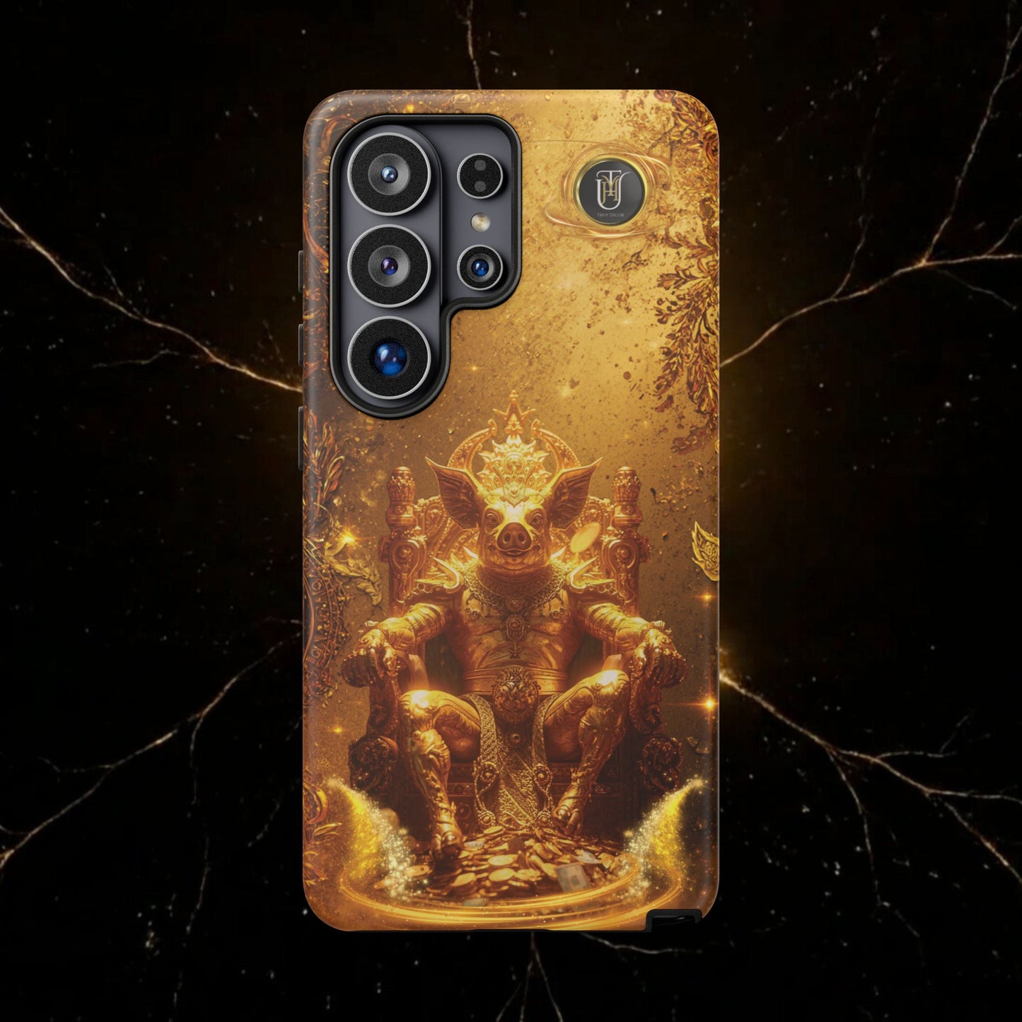 Lunar Pig Zodiac Phone Case — Fortune Totem for Wealth & Protection