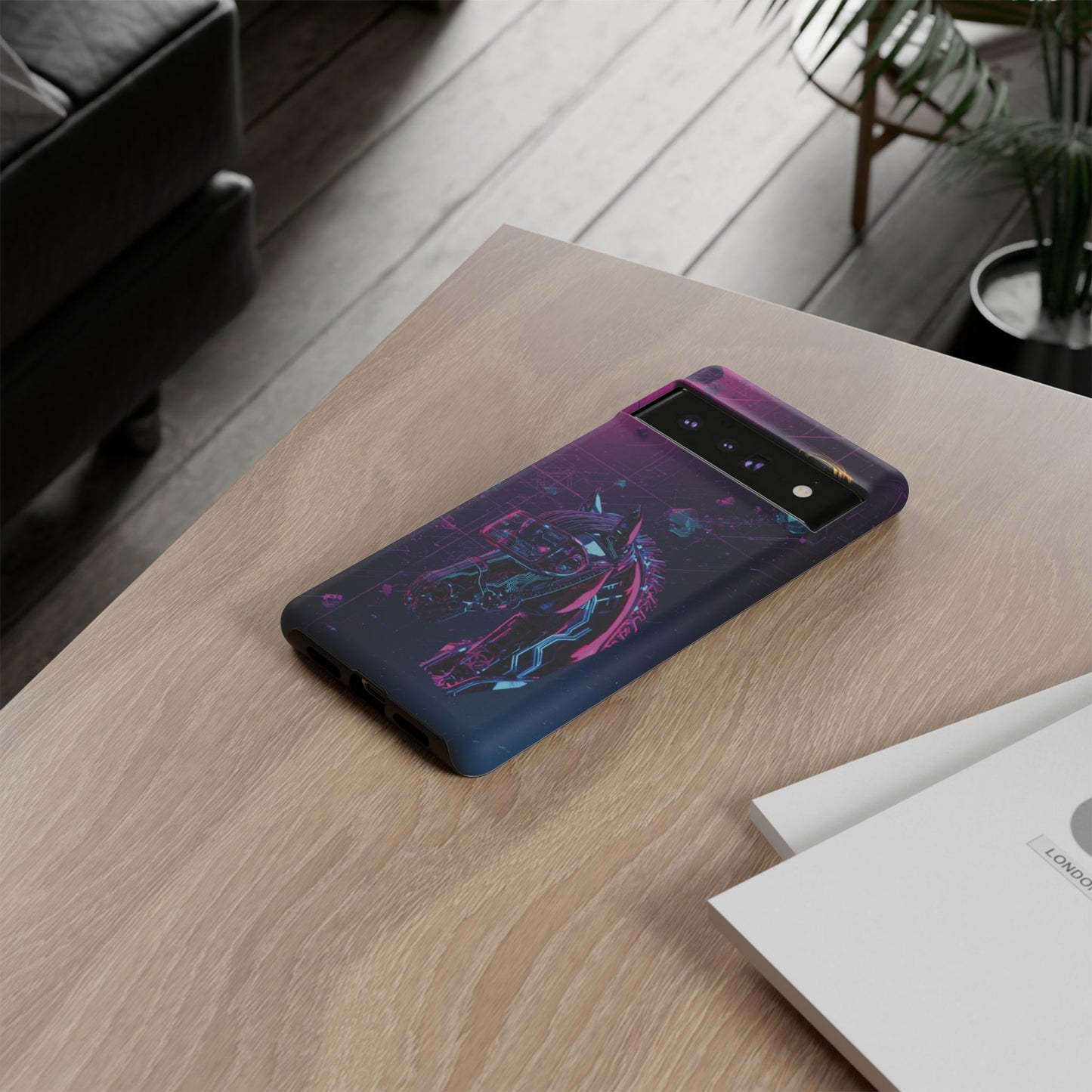 Cyber Lunar Horse Tough Case — Quantum P Phone Cover