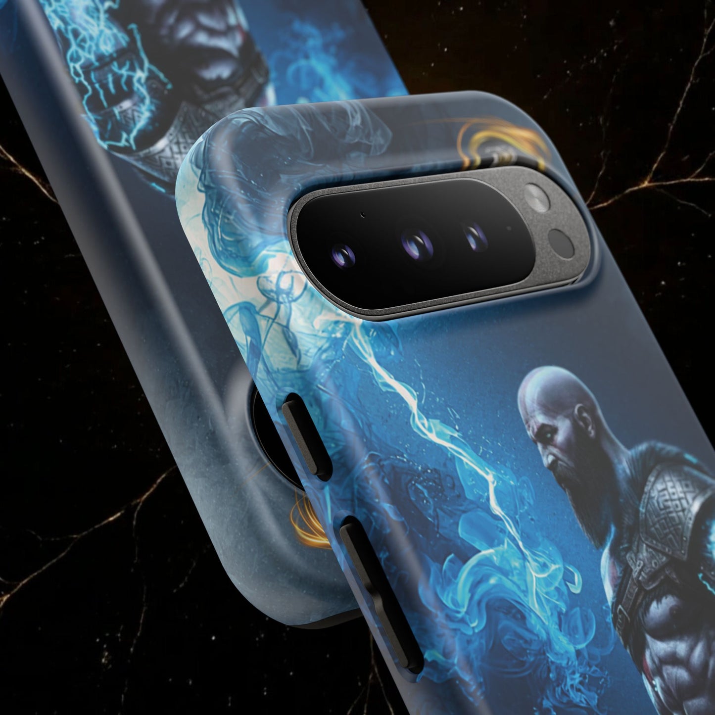 Norse Warrior Phone Case — Viking Shield & Helmet Tough Cover