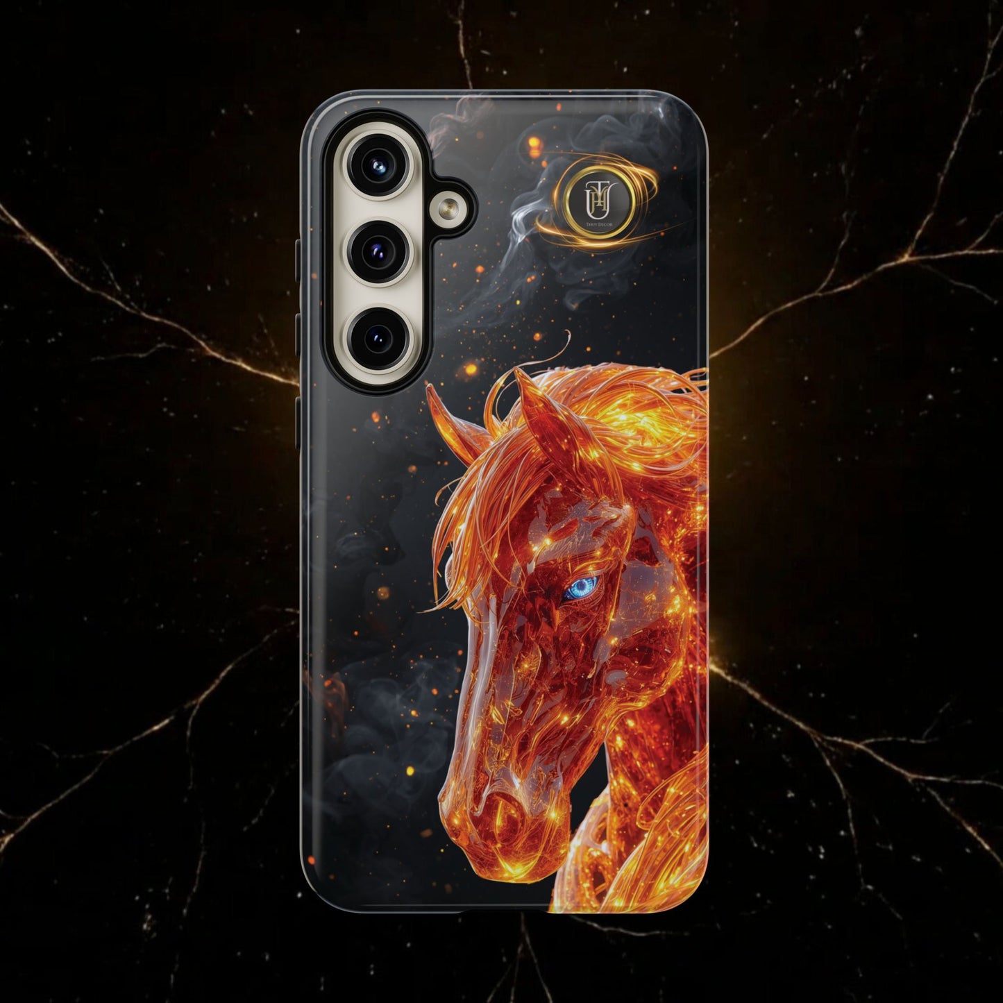 Lunar Horse 2026 Phone Case — Fiery Lucky Charm