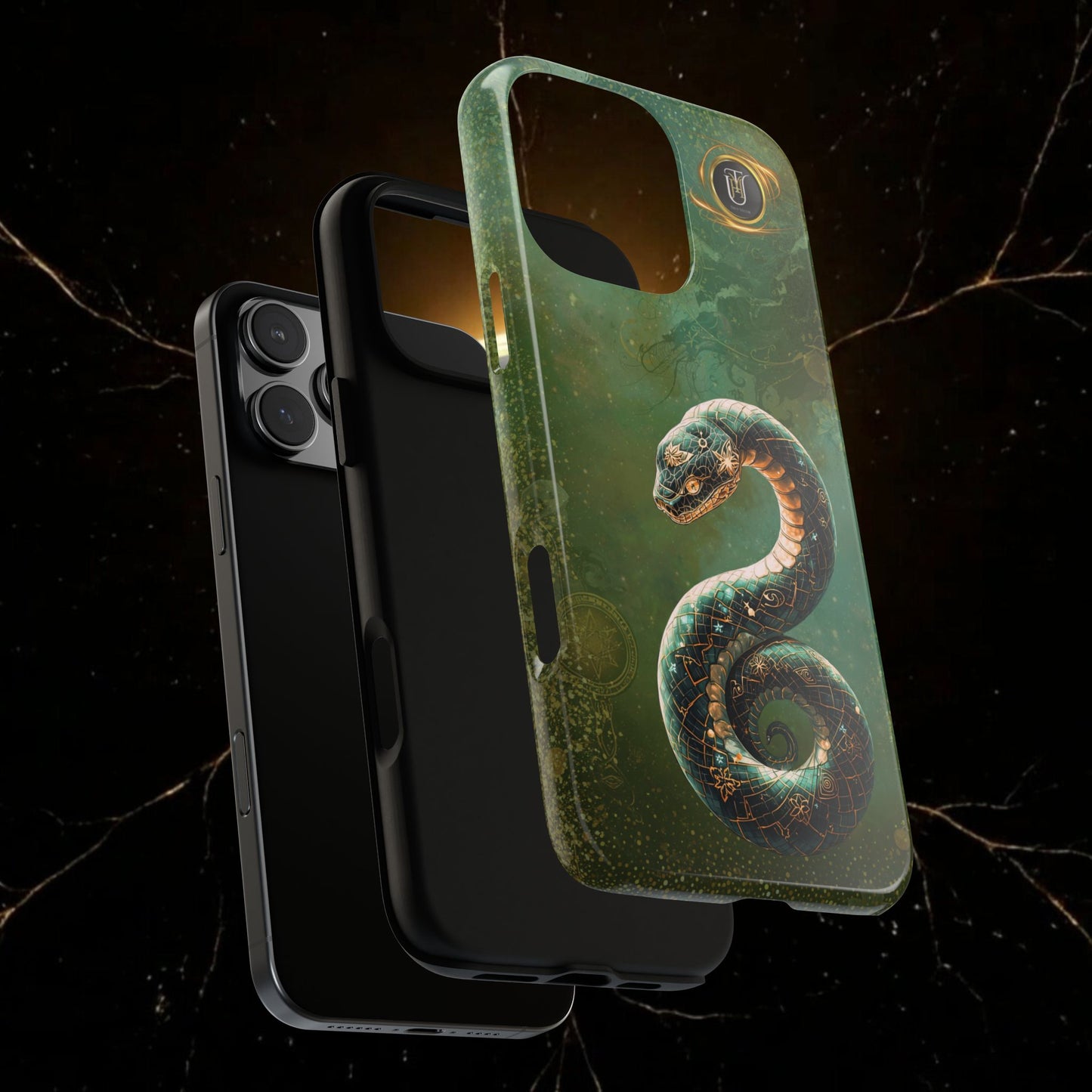 Lunar Snake Phone Case — Eternity Serpent Design