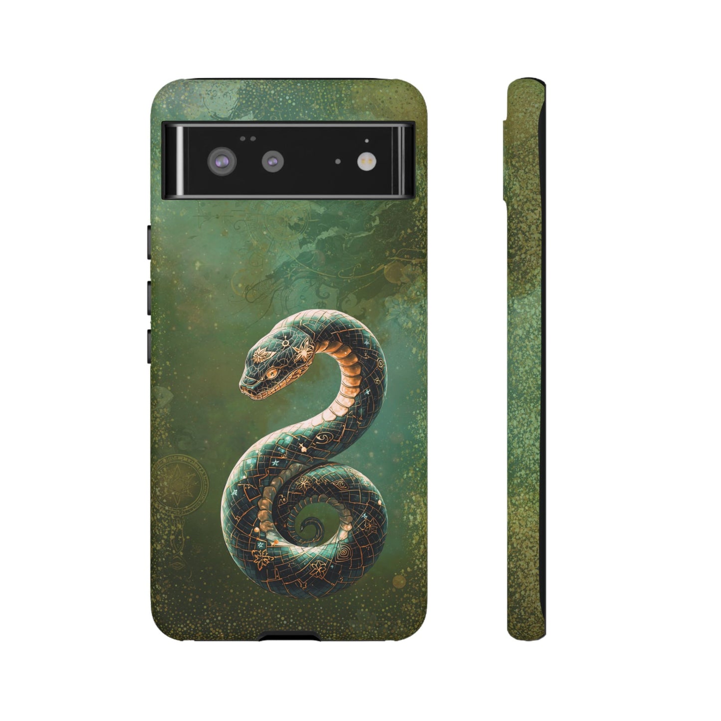 Lunar Snake Phone Case — Eternity Serpent Design