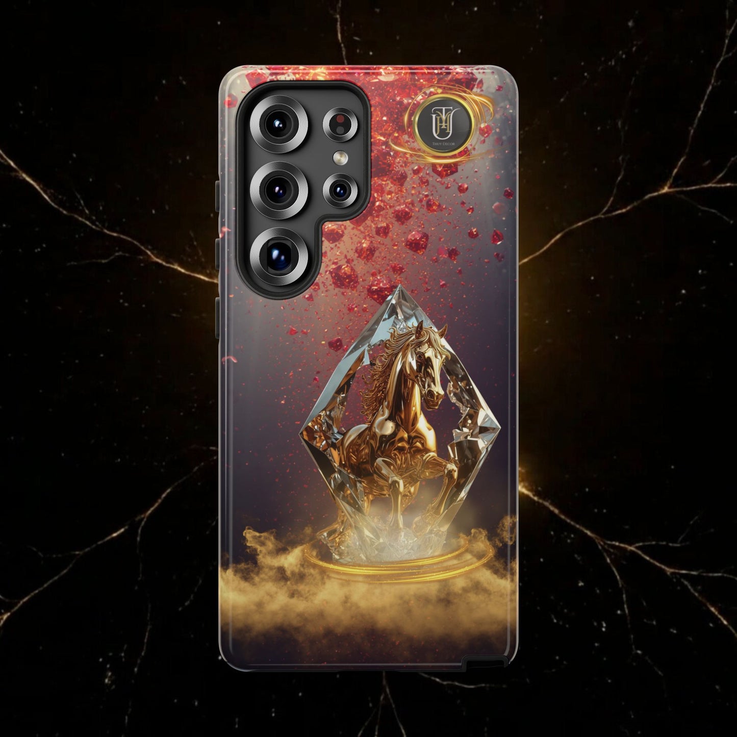 2026 Lunar New Year Prosperity Phone Case — "Happy New Year" Talisman Cover