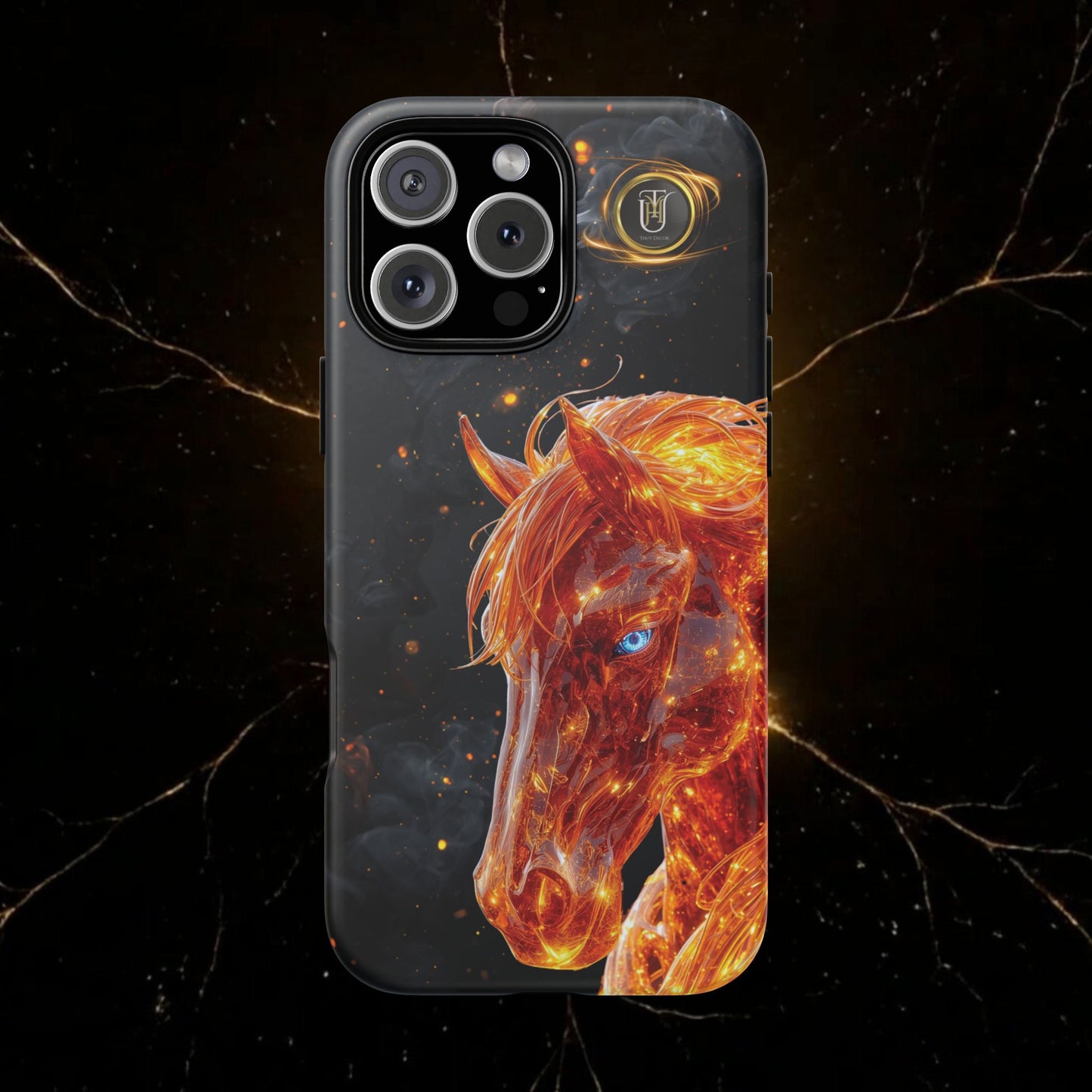 Lunar Horse 2026 Phone Case — Fiery Lucky Charm