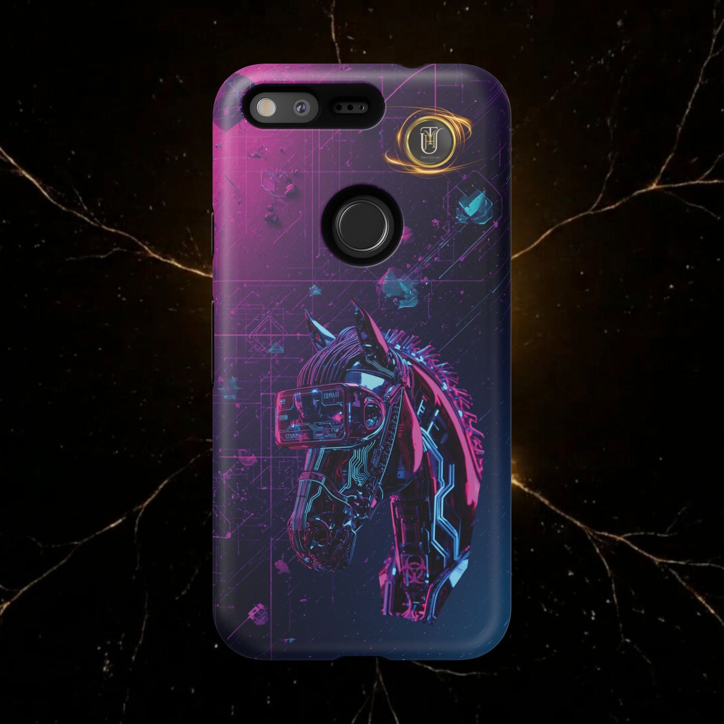 Cyber Lunar Horse Tough Case — Quantum P Phone Cover