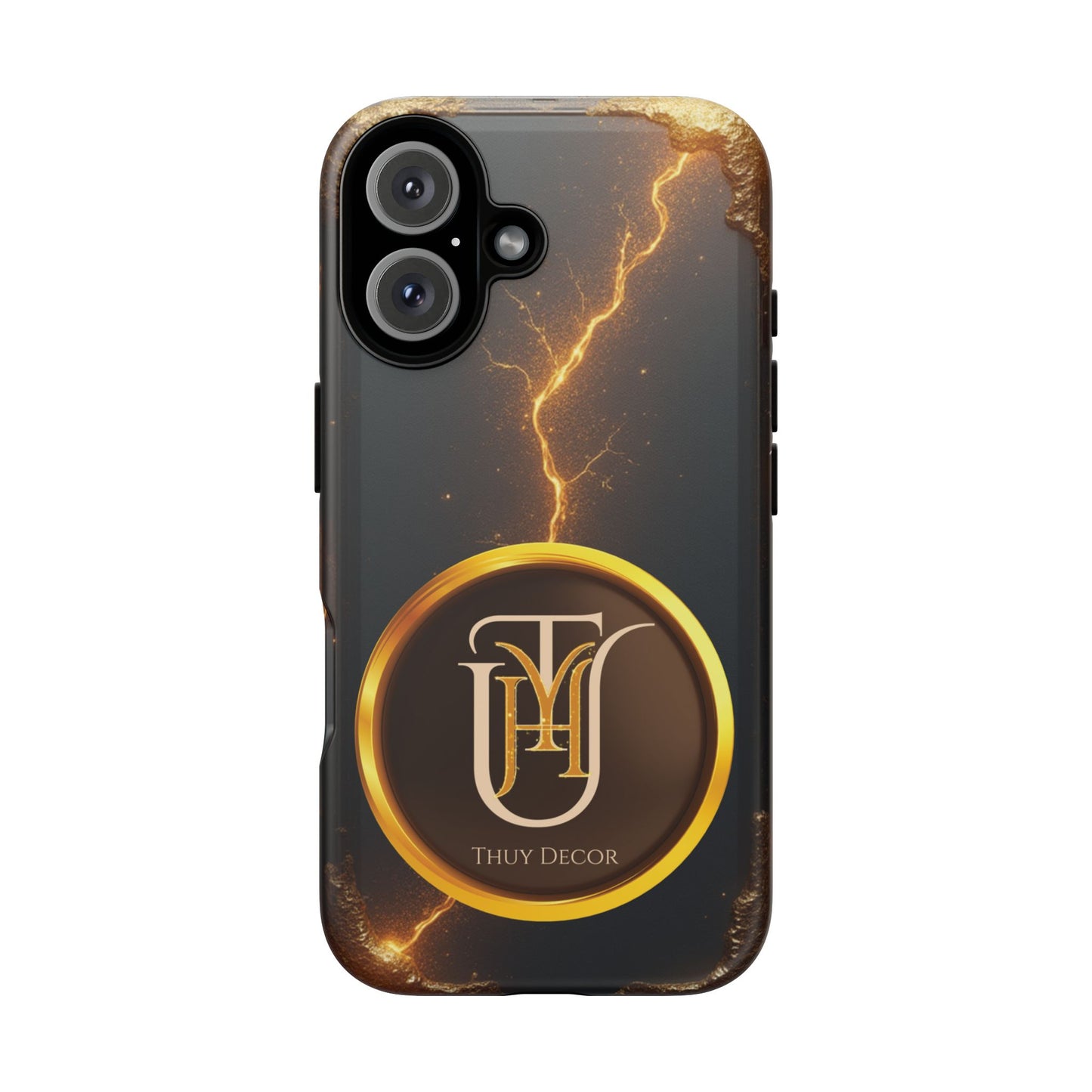 Black & Gold Luxurious Thuy Decor Brand Cover Phone Case