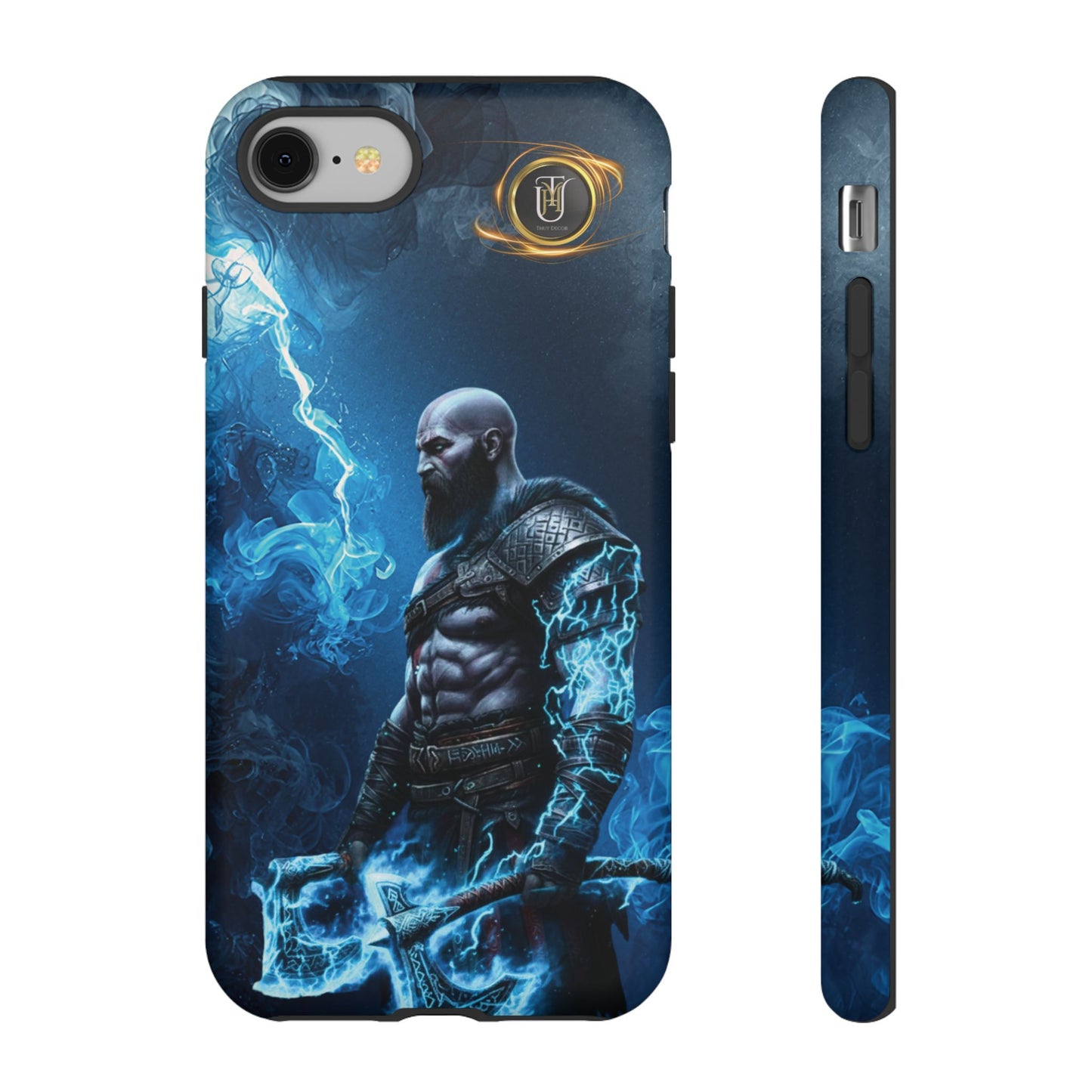 Norse Warrior Phone Case — Viking Shield & Helmet Tough Cover