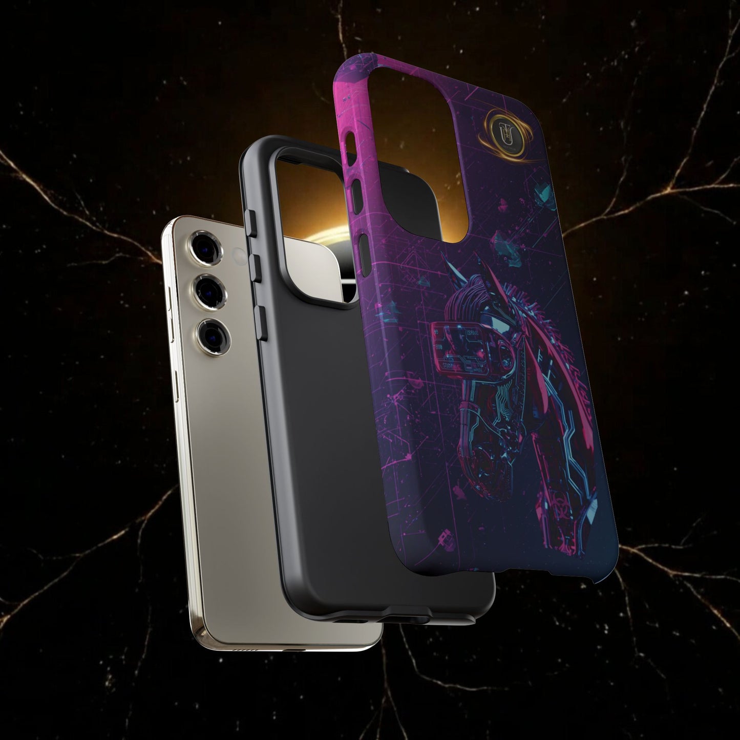 Cyber Lunar Horse Tough Case — Quantum P Phone Cover