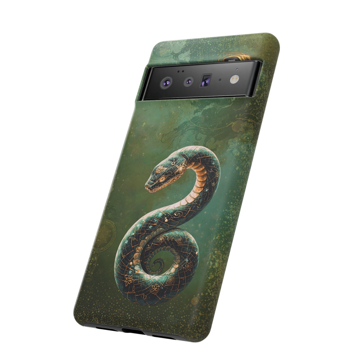 Lunar Snake Phone Case — Eternity Serpent Design