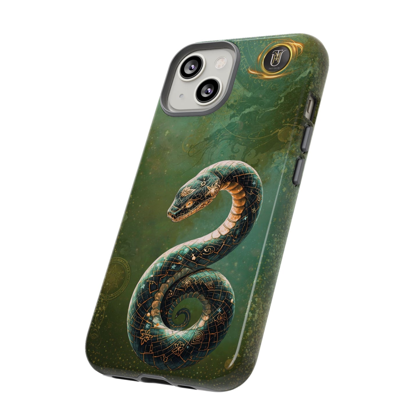 Lunar Snake Phone Case — Eternity Serpent Design