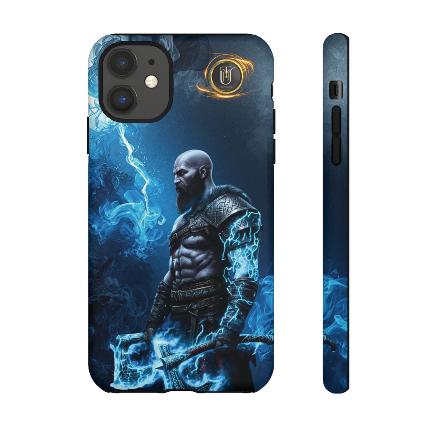 Norse Warrior Phone Case — Viking Shield & Helmet Tough Cover