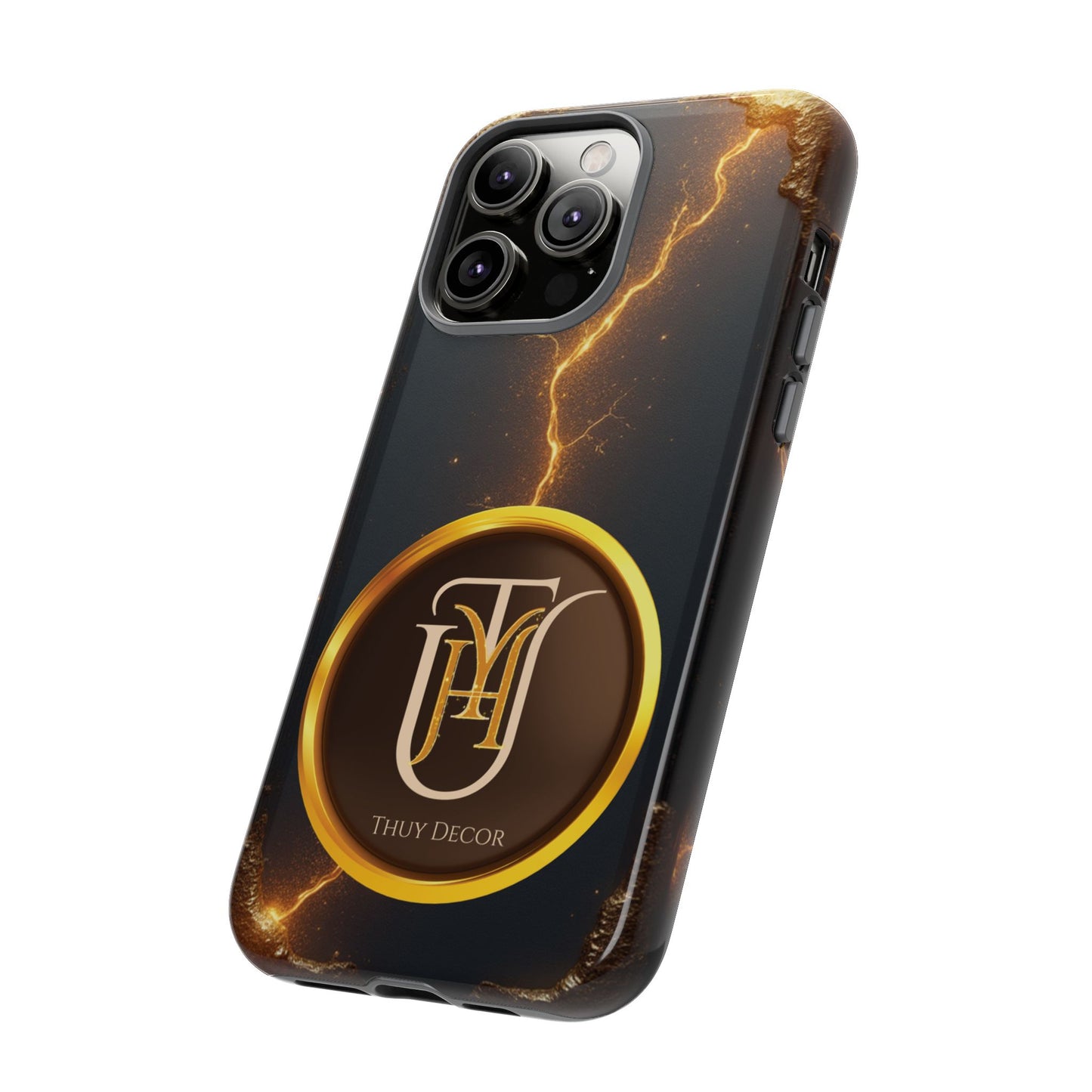 Black & Gold Luxurious Thuy Decor Brand Cover Phone Case