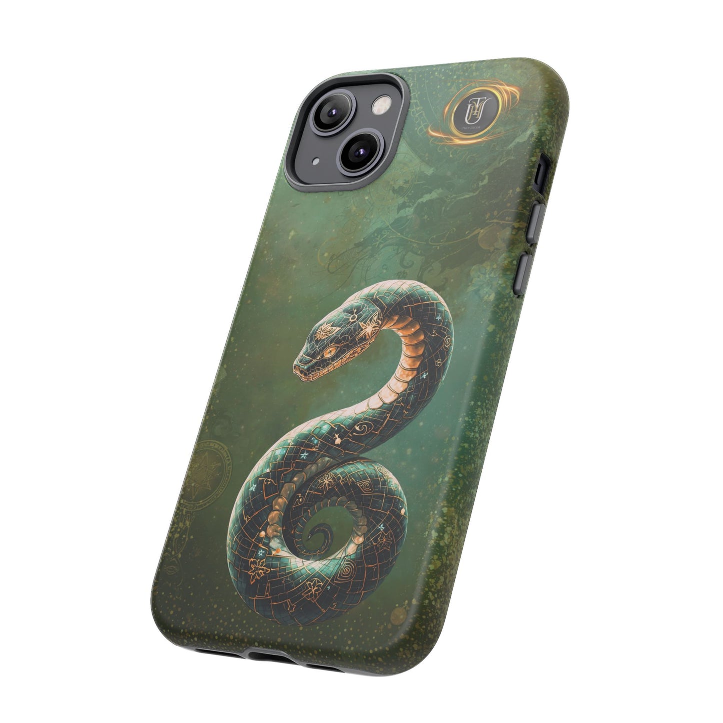 Lunar Snake Phone Case — Eternity Serpent Design