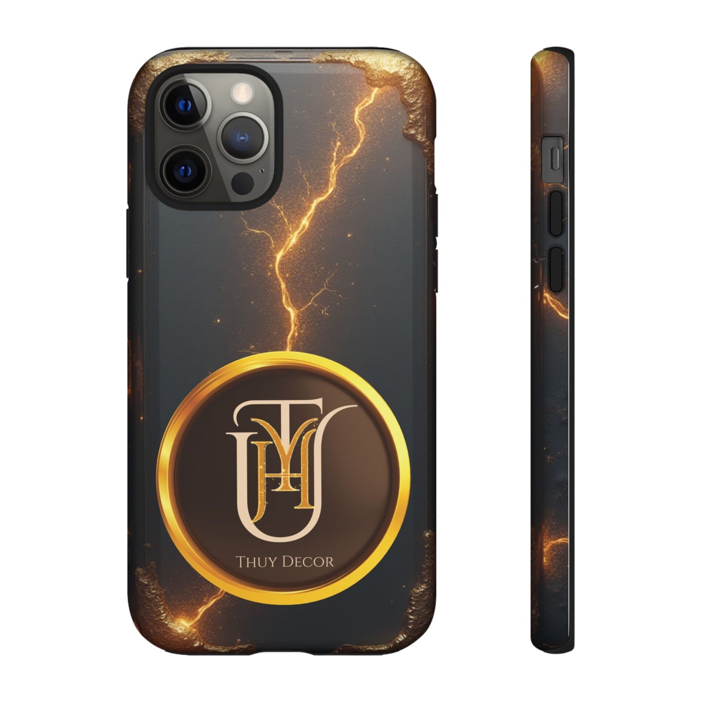 Black & Gold Luxurious Thuy Decor Brand Cover Phone Case
