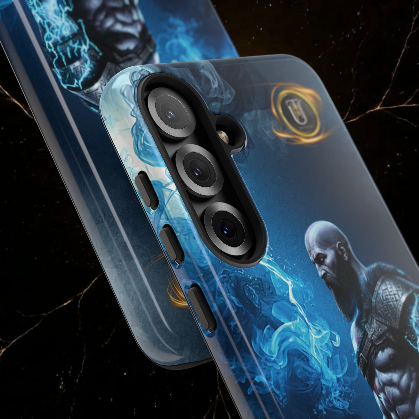 Norse Warrior Phone Case — Viking Shield & Helmet Tough Cover