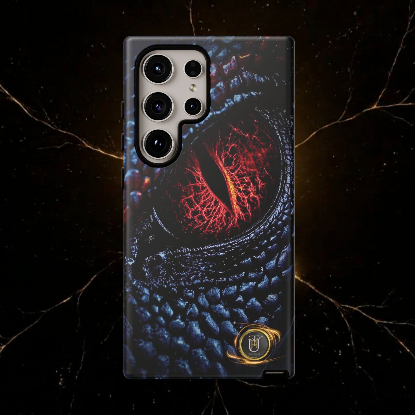 Evil Dragon Eye Phone Case — 'It Looks at You' Protective Cover