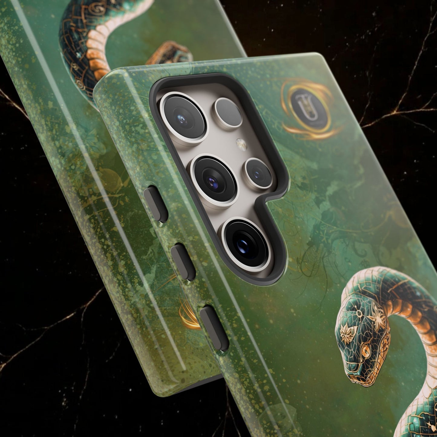 Lunar Snake Phone Case — Eternity Serpent Design