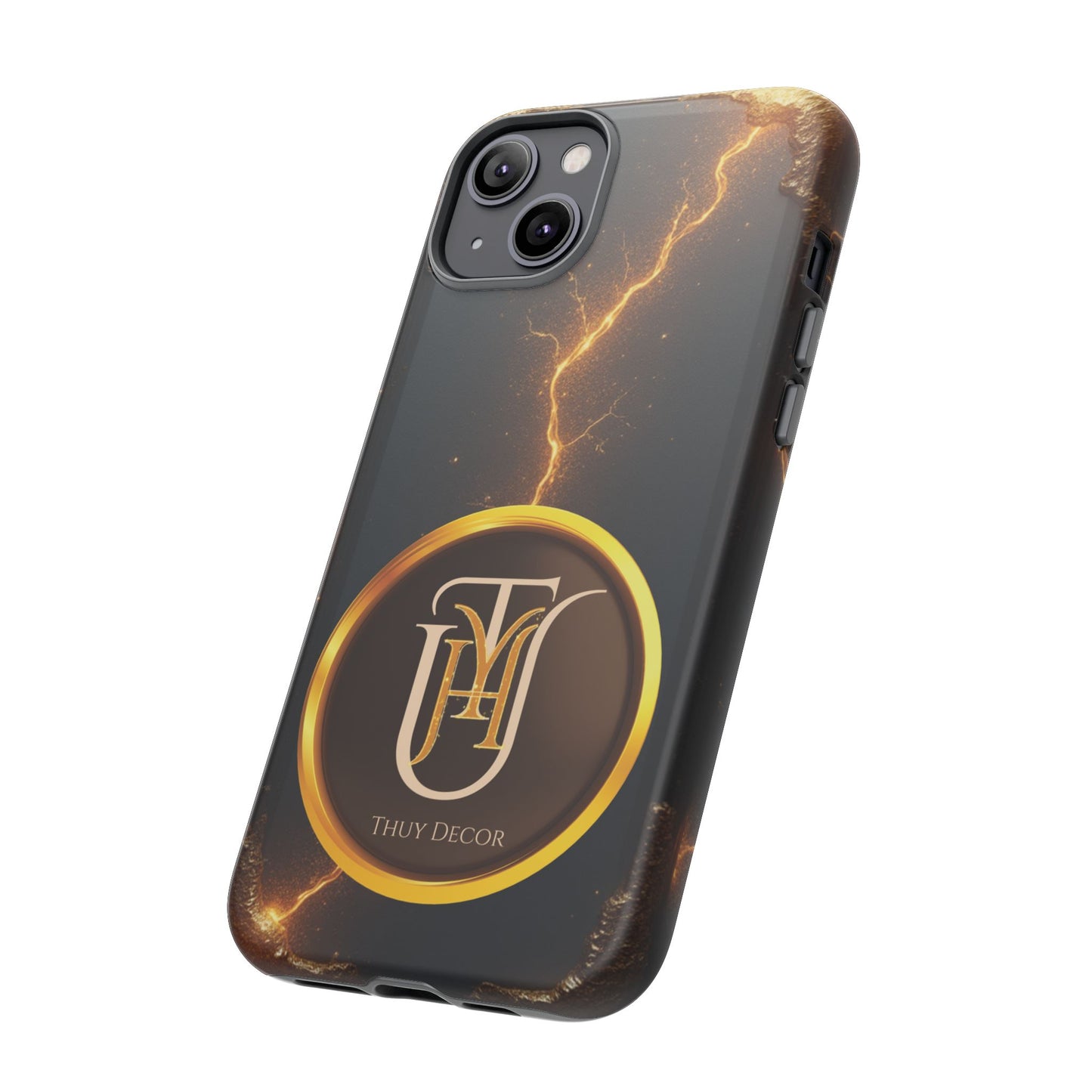 Black & Gold Luxurious Thuy Decor Brand Cover Phone Case
