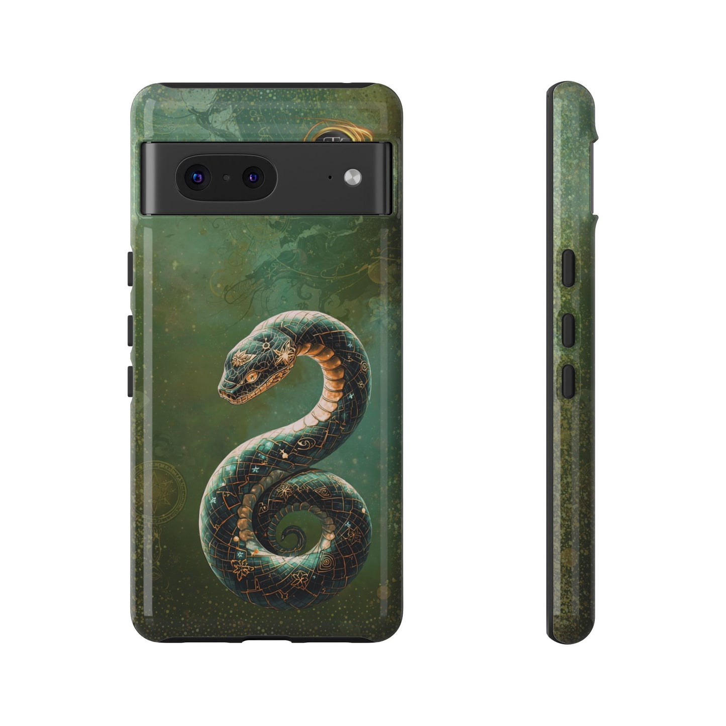 Lunar Snake Phone Case — Eternity Serpent Design