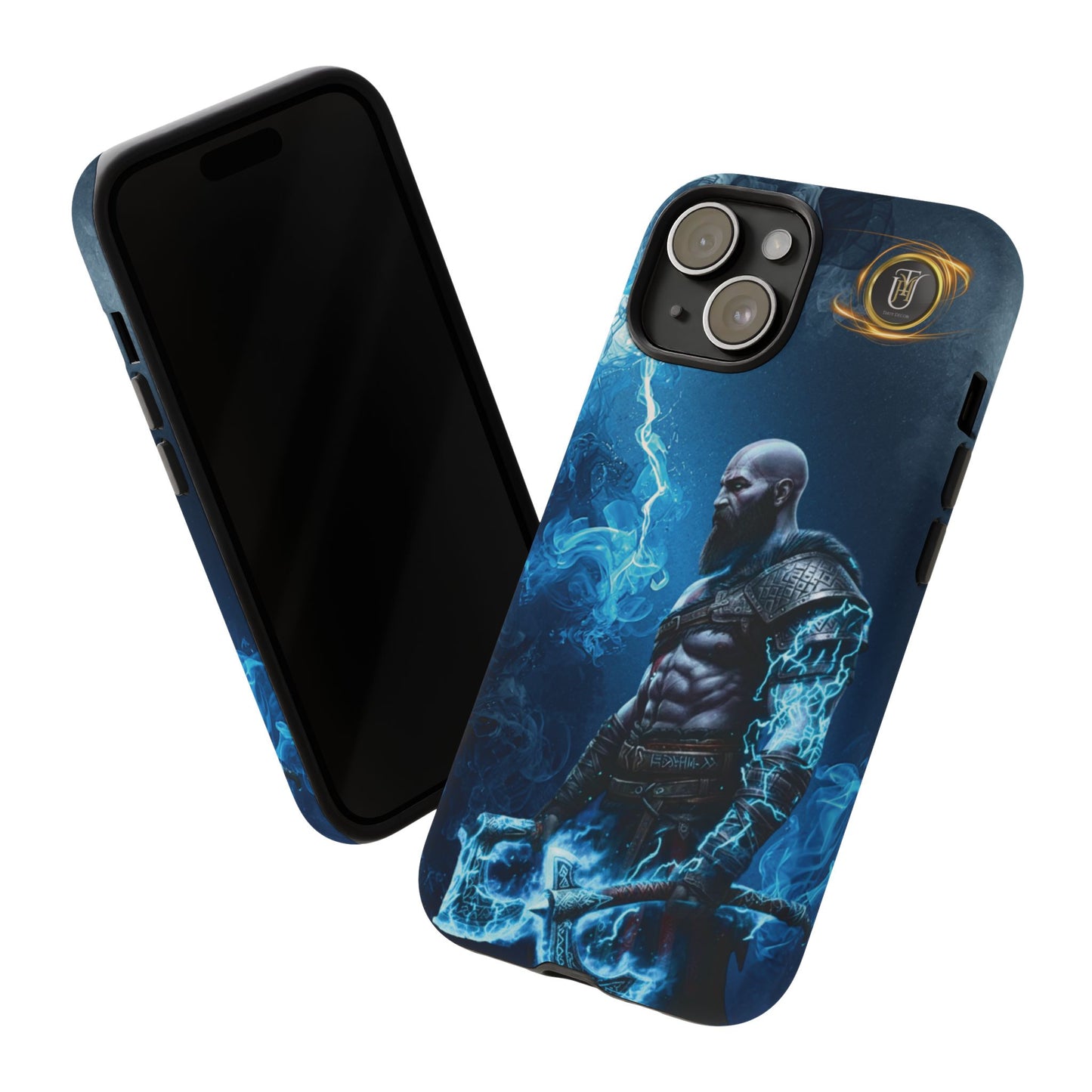Norse Warrior Phone Case — Viking Shield & Helmet Tough Cover