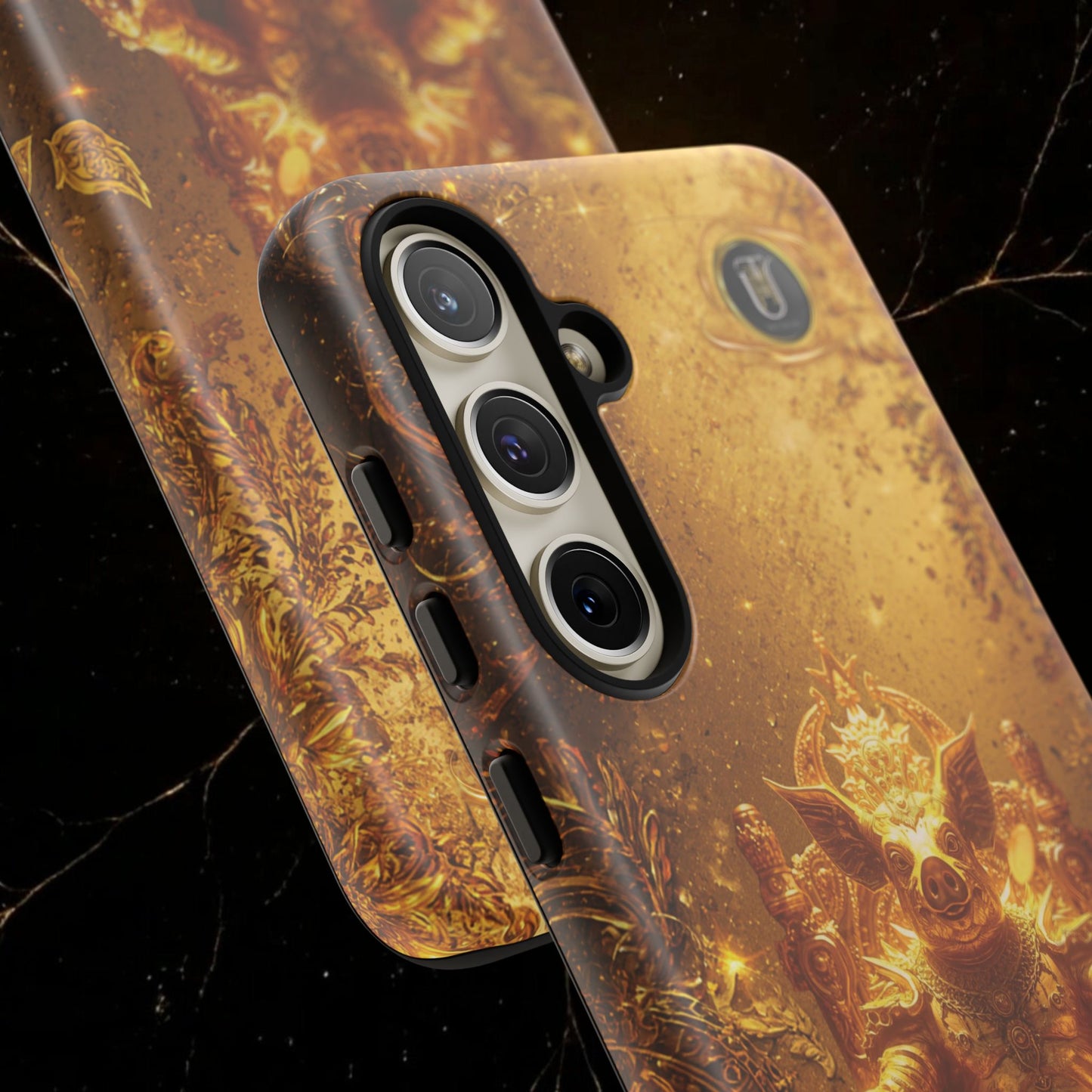 Lunar Pig Zodiac Phone Case — Fortune Totem for Wealth & Protection