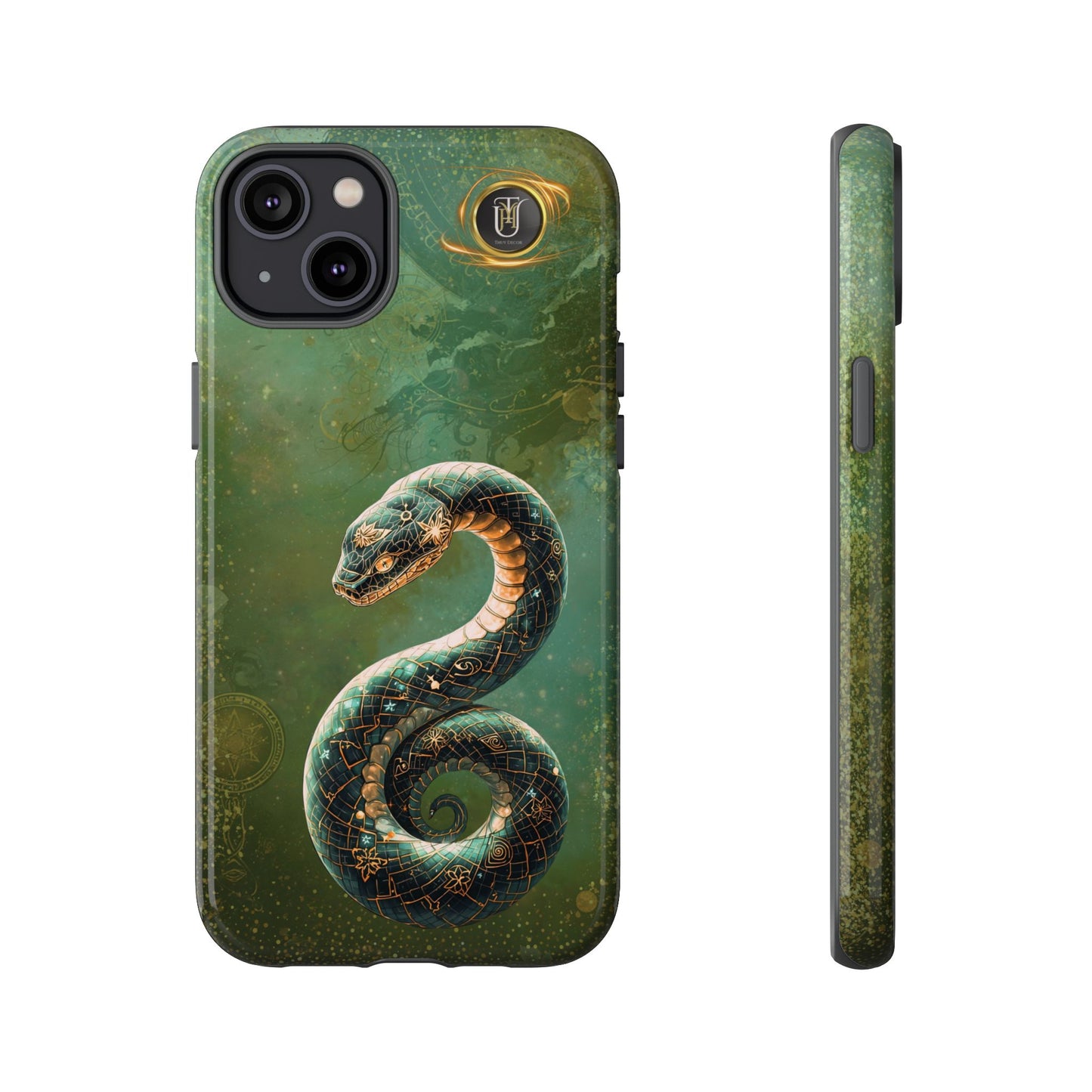 Lunar Snake Phone Case — Eternity Serpent Design