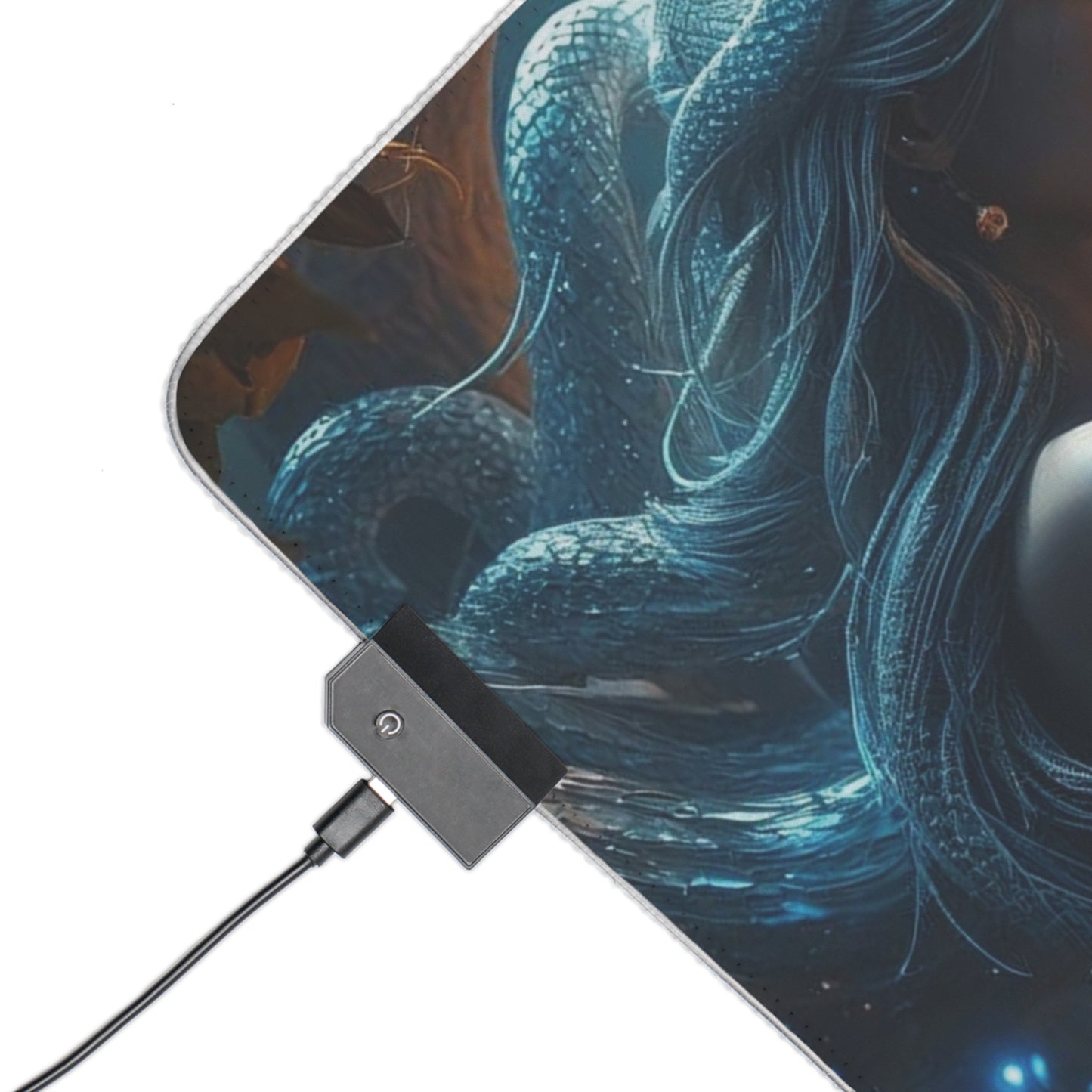 Lady Snake & Ox "Calm My Love" - LED Gaming Mouse Pad