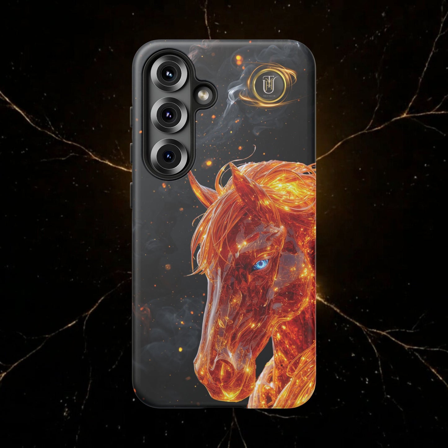 Lunar Horse 2026 Phone Case — Fiery Lucky Charm