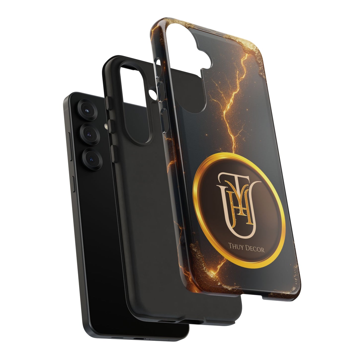 Black & Gold Luxurious Thuy Decor Brand Cover Phone Case