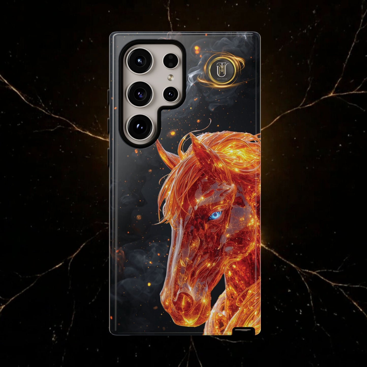 Lunar Horse 2026 Phone Case — Fiery Lucky Charm