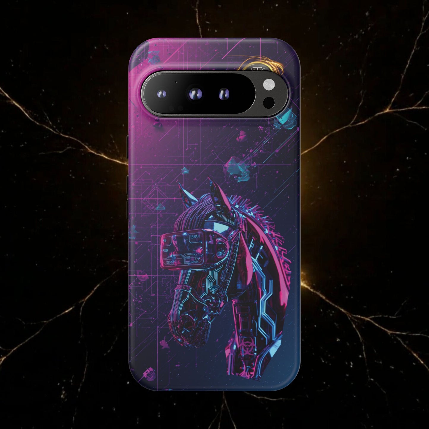 Cyber Lunar Horse Tough Case — Quantum P Phone Cover