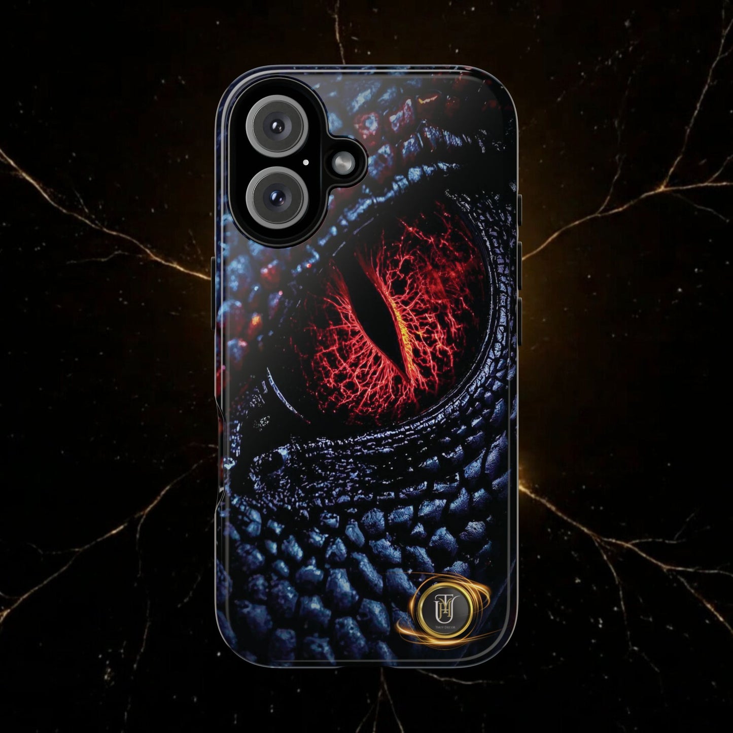 Evil Dragon Eye Phone Case — 'It Looks at You' Protective Cover