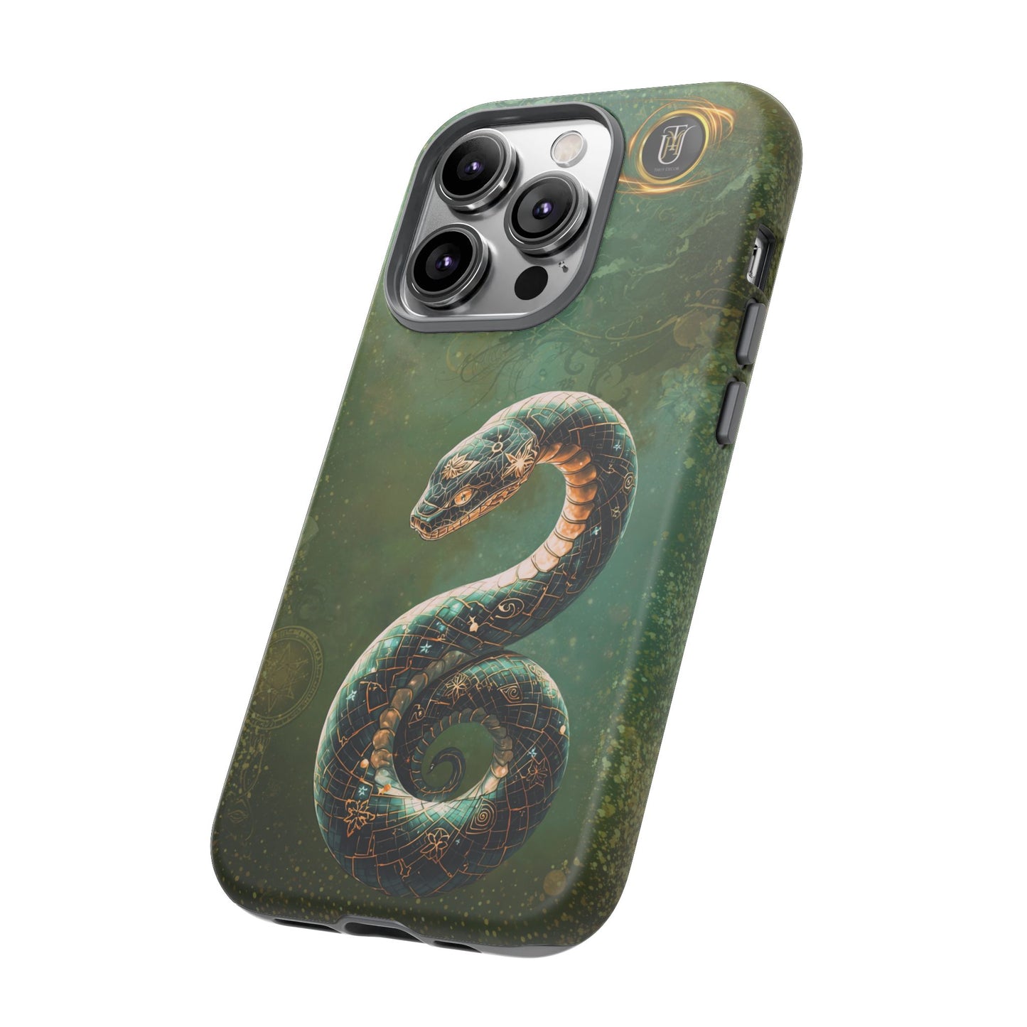 Lunar Snake Phone Case — Eternity Serpent Design