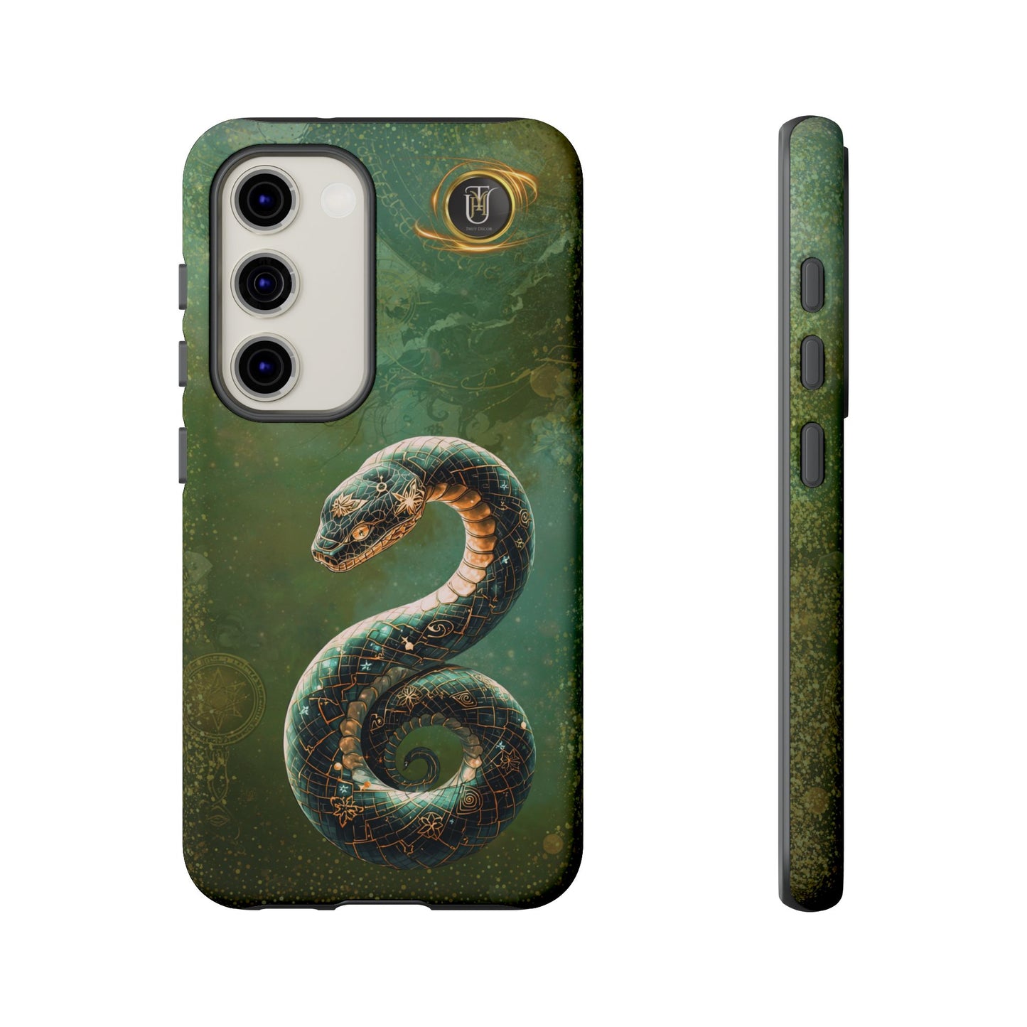 Lunar Snake Phone Case — Eternity Serpent Design