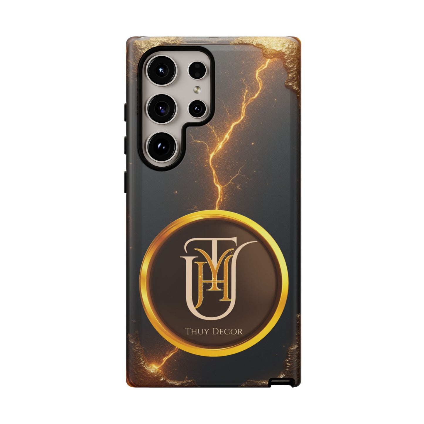 Black & Gold Luxurious Thuy Decor Brand Cover Phone Case