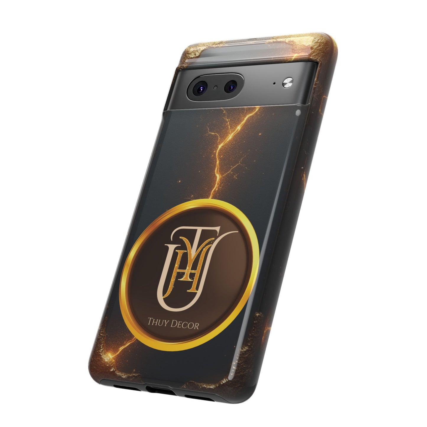 Black & Gold Luxurious Thuy Decor Brand Cover Phone Case