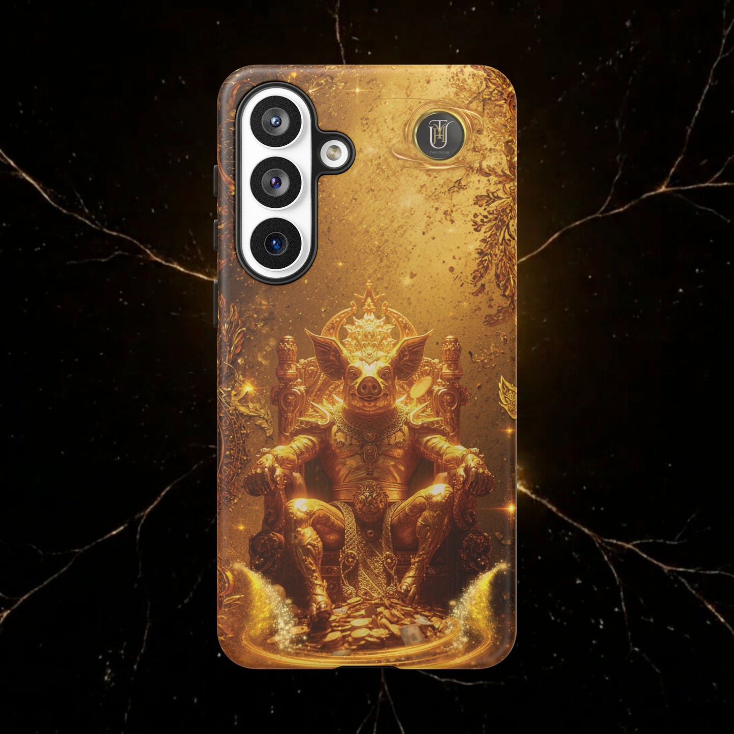 Lunar Pig Zodiac Phone Case — Fortune Totem for Wealth & Protection