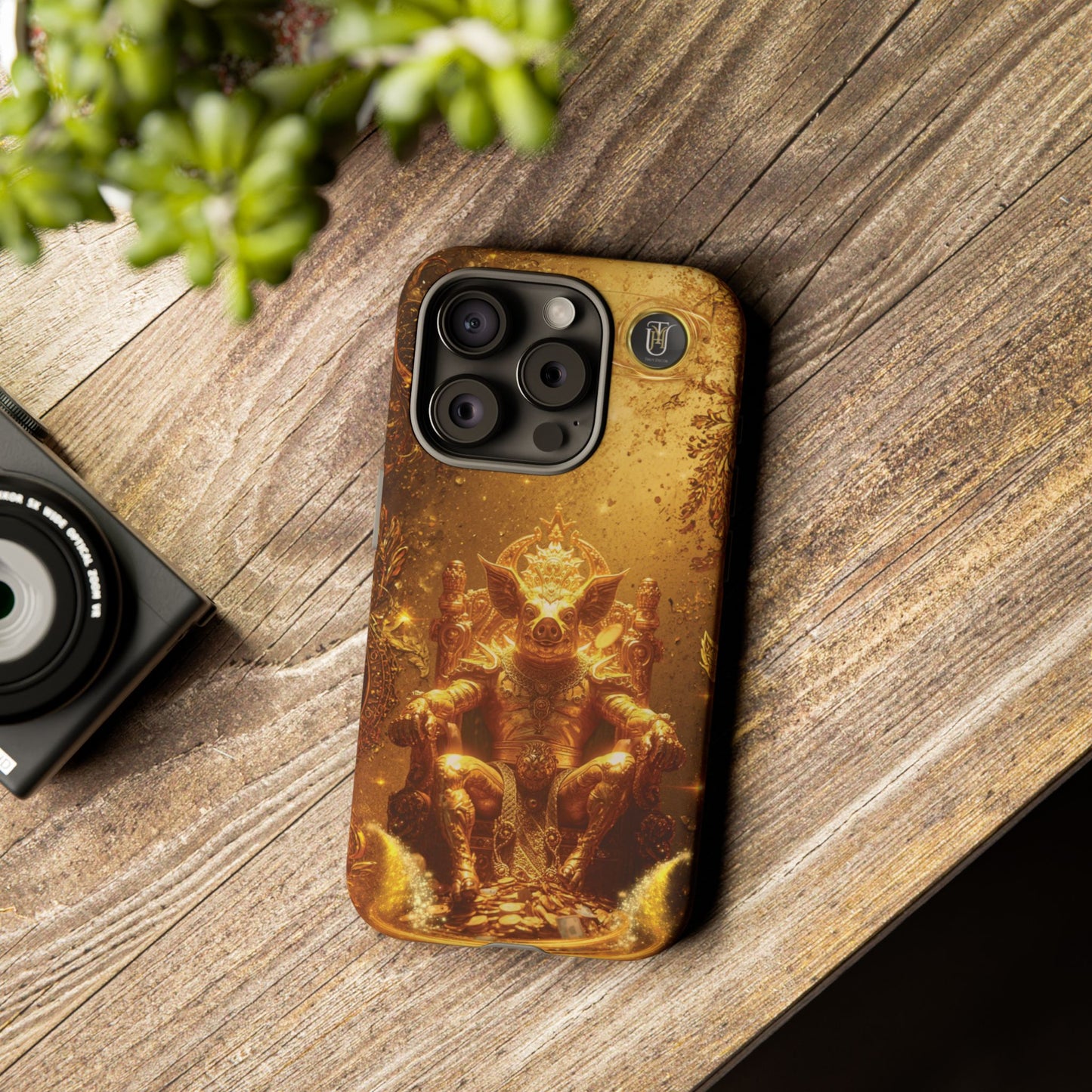 Lunar Pig Zodiac Phone Case — Fortune Totem for Wealth & Protection