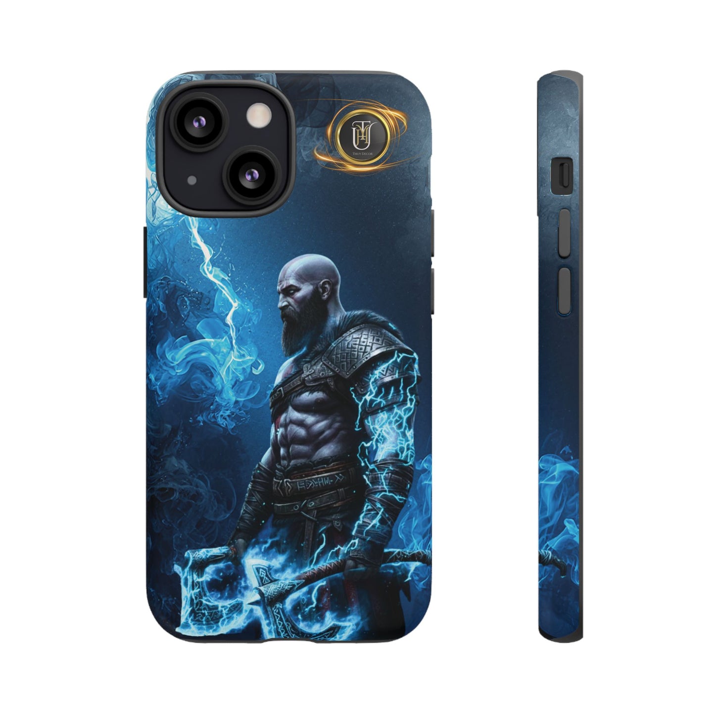 Norse Warrior Phone Case — Viking Shield & Helmet Tough Cover